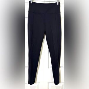 Athleta Delancey Street Tight Leggings Black High Rise Zip Pocket XS EUC